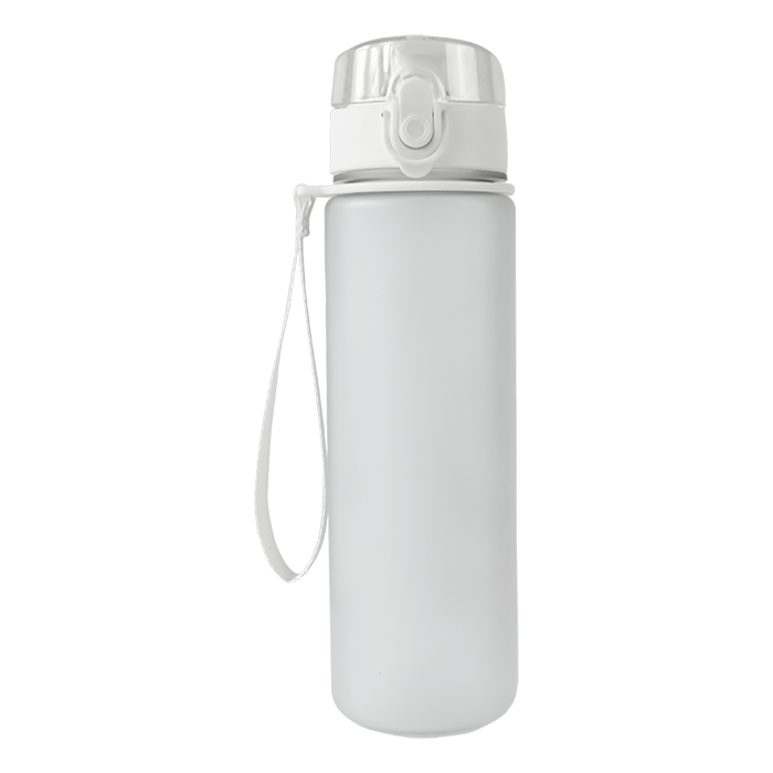 600ml Frosted Cylinder Water Bottle