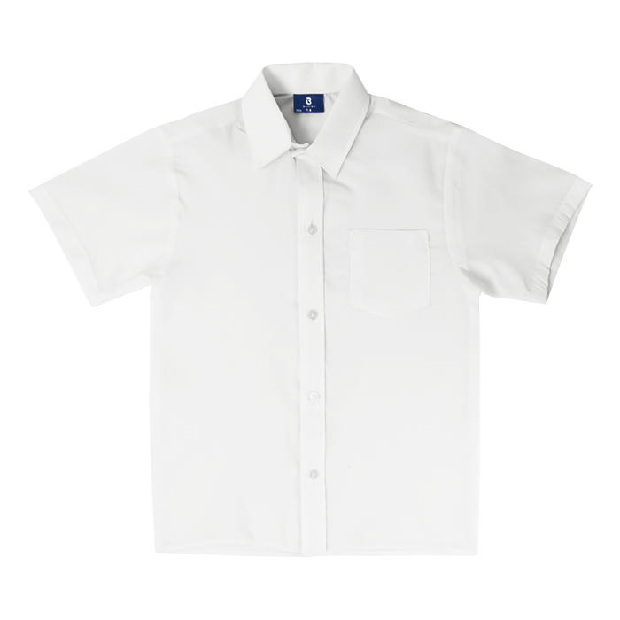 Unisex Short Sleeve School Shirt