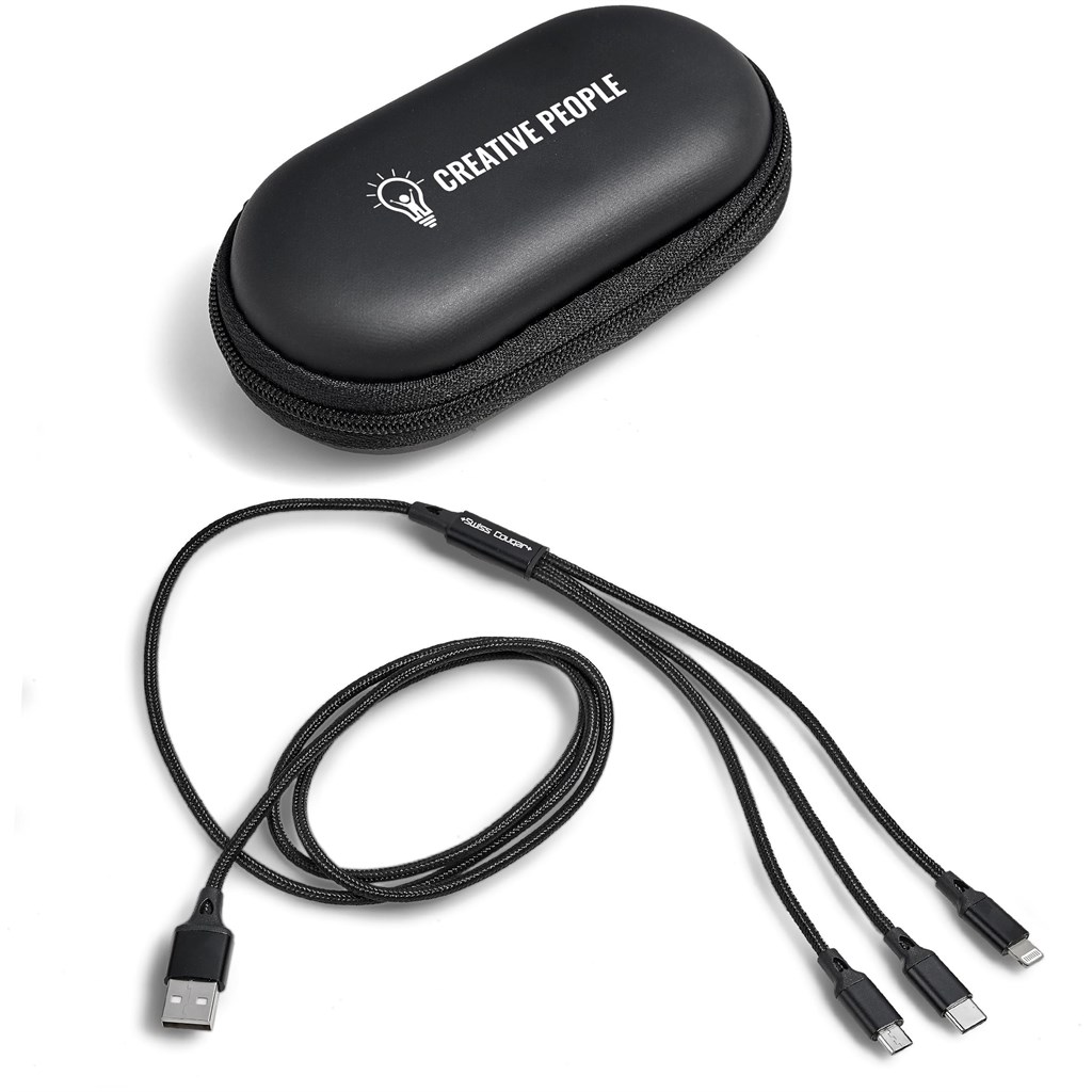 Swiss Cougar Helsinki 3-in-1 Charging Cable Set