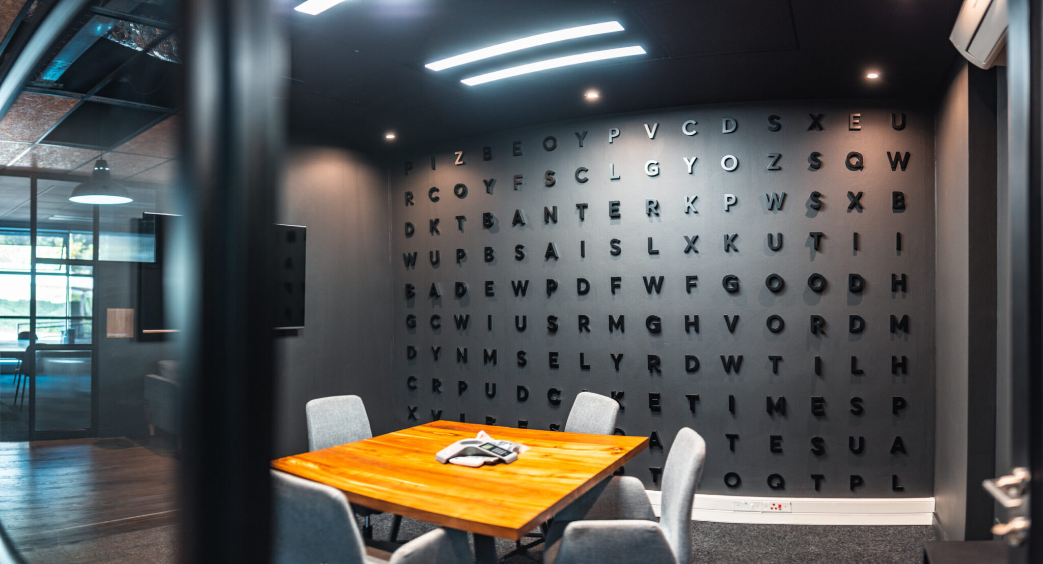 ClockWork Media Interior cutout signage by Three6ixty