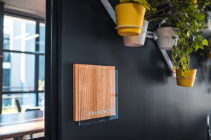 ClockWork Media Interior signage by Three6ixty