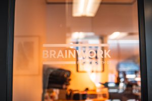 ClockWork Interior window signage by Three6ixty