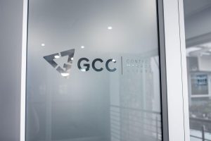 GCC interior glass signage by Three6ixty