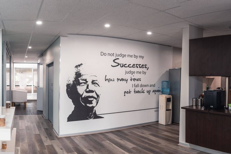 GCC interior wall signage by Three6ixty