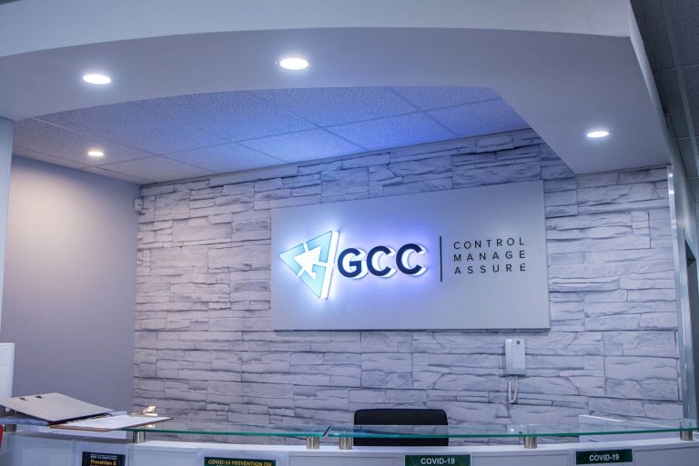 GCC interior wall signage by Three6ixty