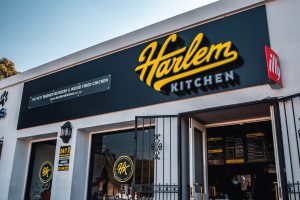 Harlem Kitchen 3d exterior signage by Three6ixty