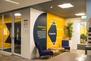 KUBA interior signage by Three6ixty