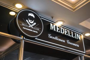 Medellin extrerior Signage by Three6ixty