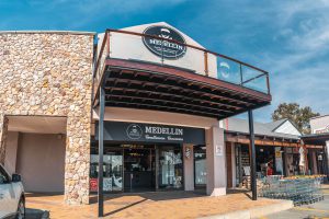 Medellin extrerior Signage by Three6ixty