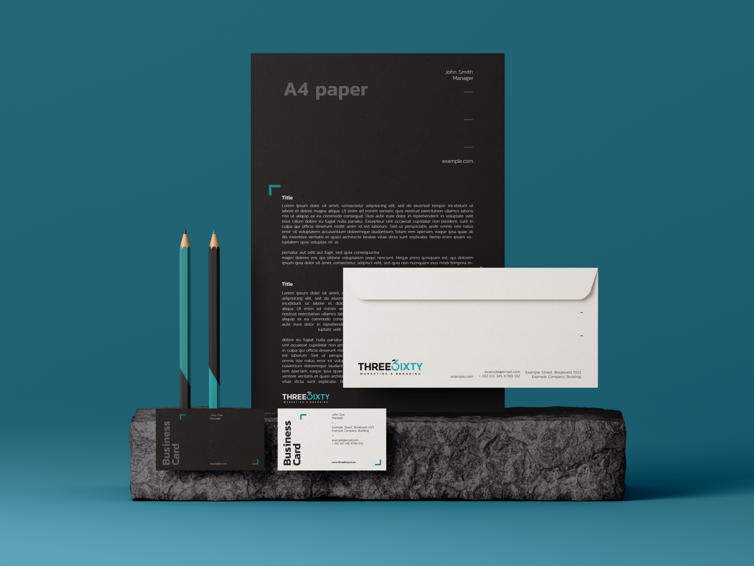 Corporate printing for stationery, business cards and branded material