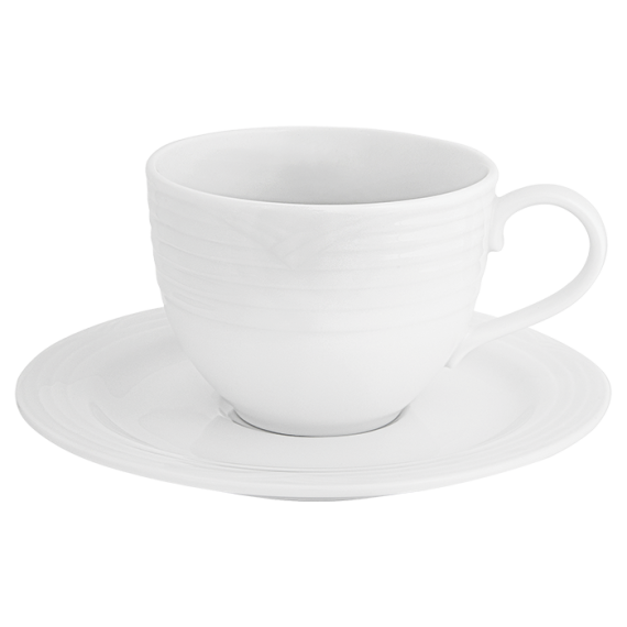 Arctic White Tea Cup and Saucer 200ml