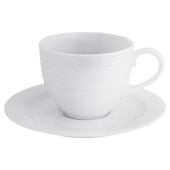 Arctic White Tea Cup and Saucer 240ml