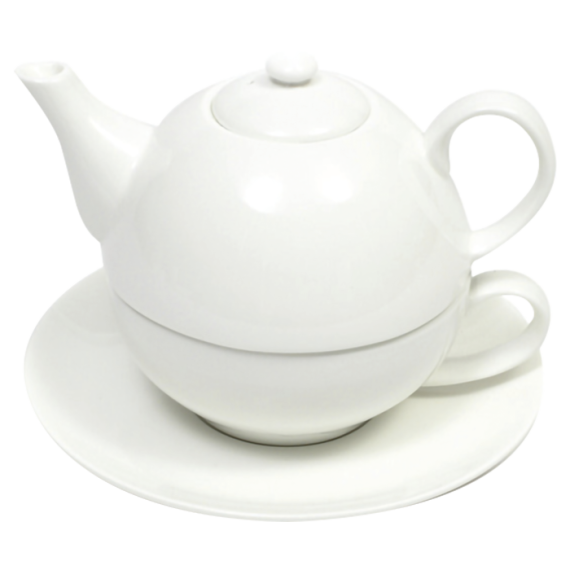 White Basics Tea For One