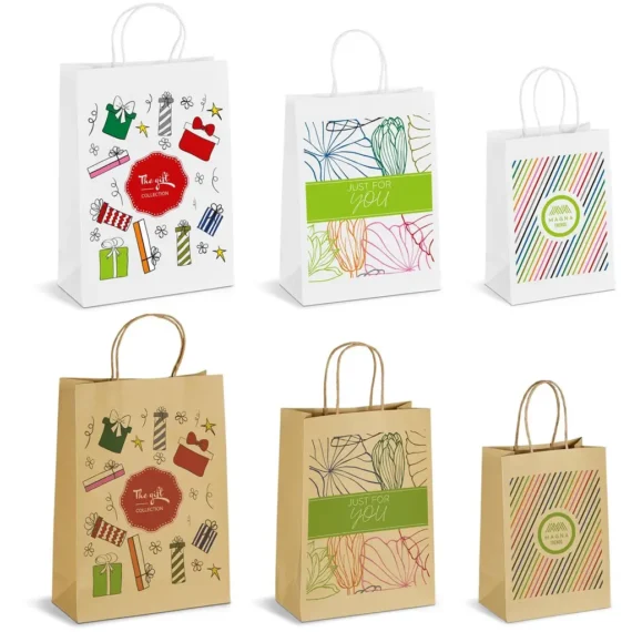 Sample Pack – Branded Digital Print Paper Gift Bags