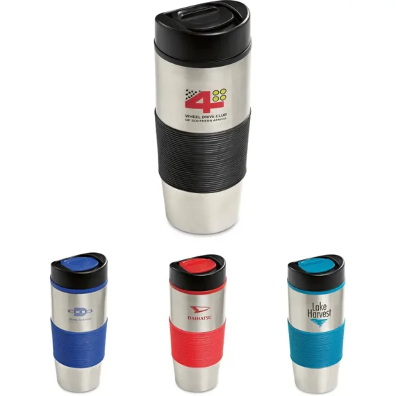 Ridge Stainless Steel & Plastic Double-Wall Tumbler – 450ml