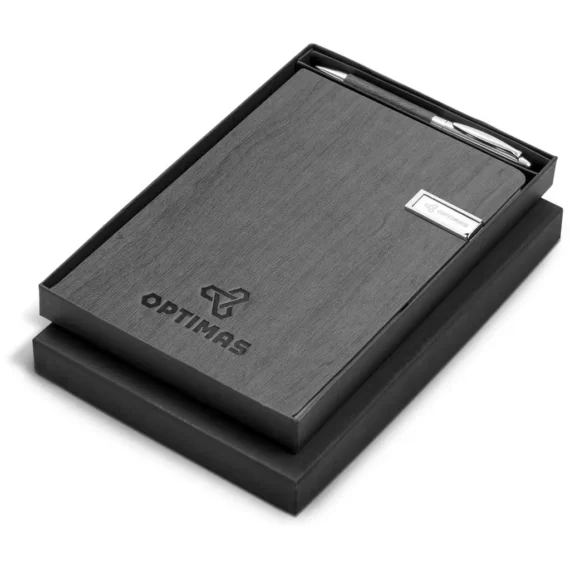 Oakridge USB Notebook & Pen Set – 8GB