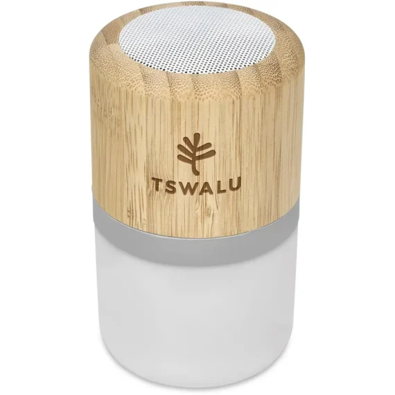 Okiyo Heiwa Bamboo Bluetooth Speaker & Night Light