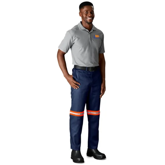 Trade Polycotton Pants – Reflective Legs – Orange Tape