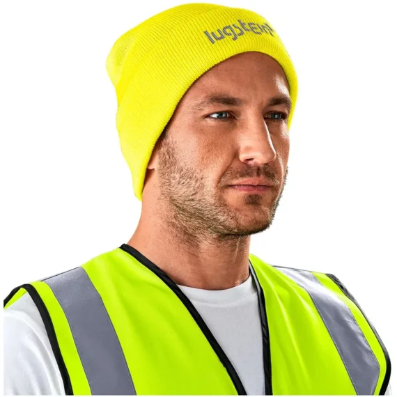 Hi-viz and reflective headwear