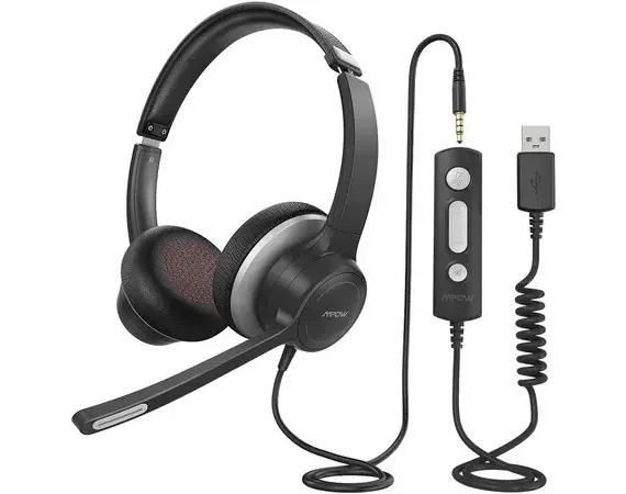 Mpow HC6 Business Wired Headset