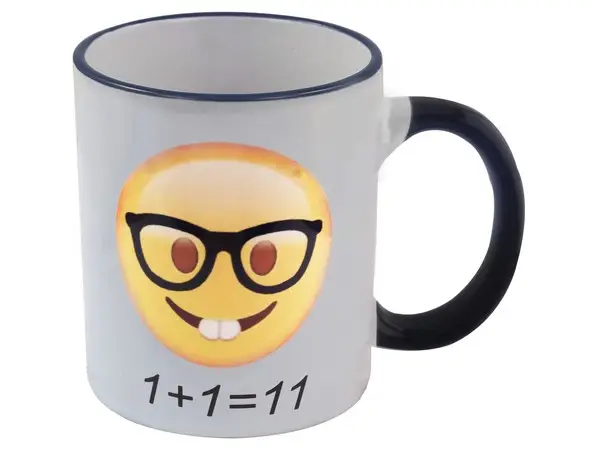 Emoji Nerd – Sublimation Mug