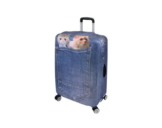 Stretch Luggage Cover – 24 inch (Cats)