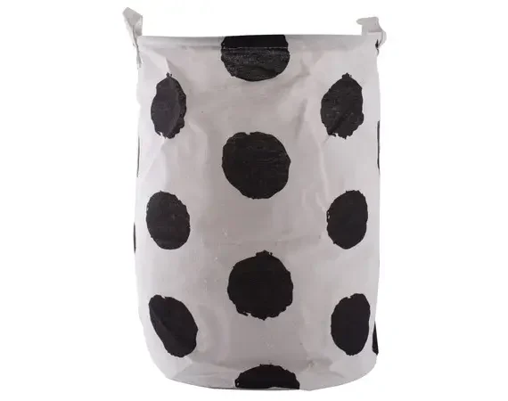 Spotted Laundry Basket