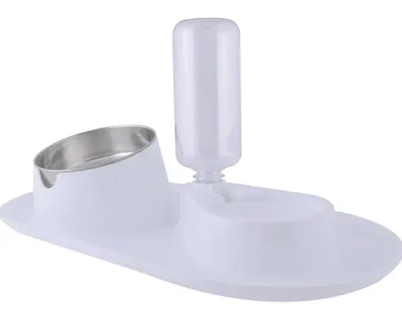 Anti-Splash Pet Bowl & Auto Water Dispenser