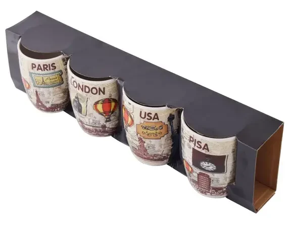 Java Jetsetter 4-Piece Mug Set
