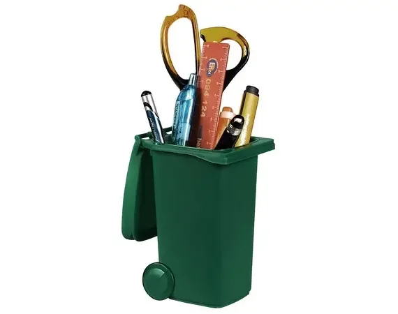 Dustbin Pen Holder