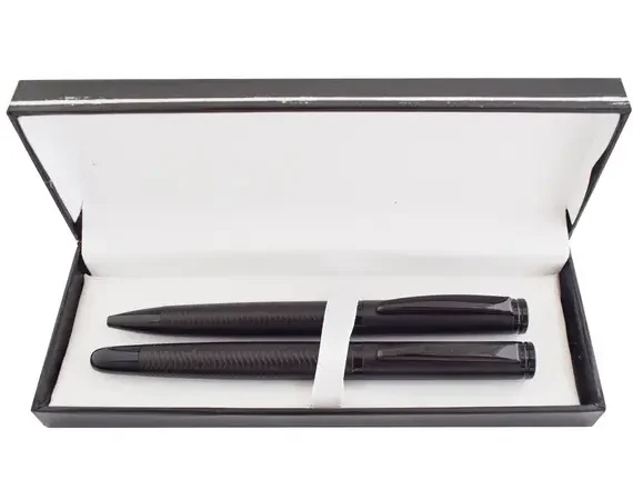 Charcoal Swirl Roller & Ball Set