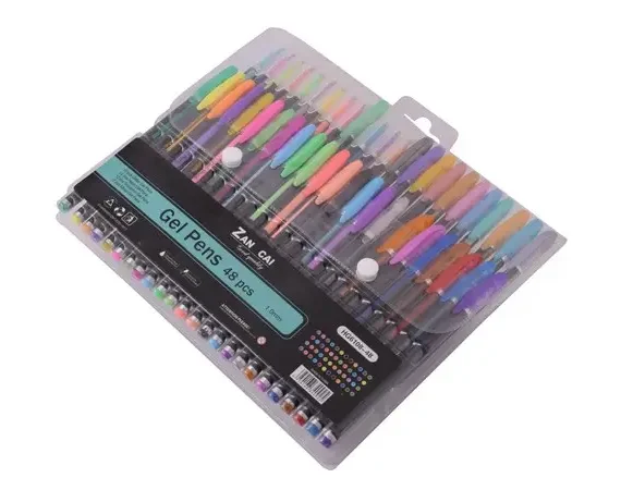 Shiny 48-Piece Gel Pens