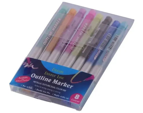 Metallic 8-Piece Outline Marker
