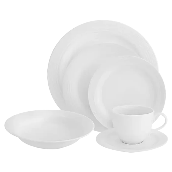 Arctic White 36 Piece Dinner Set