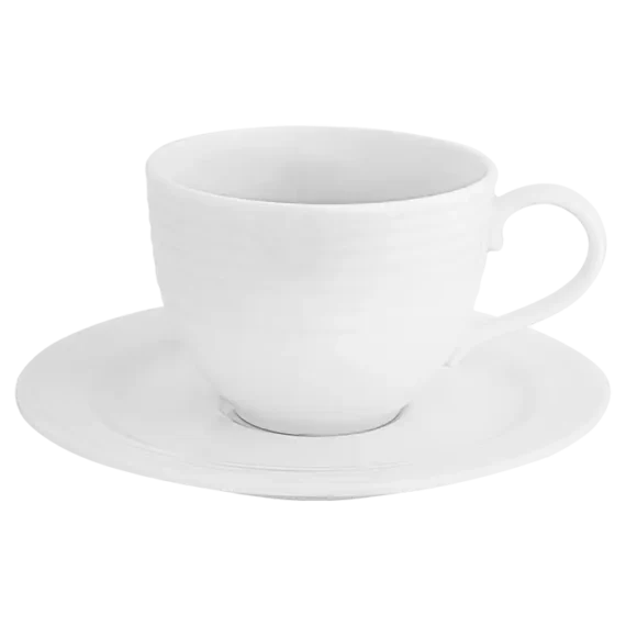 Arctic White Tea Cup and Saucer 200ml