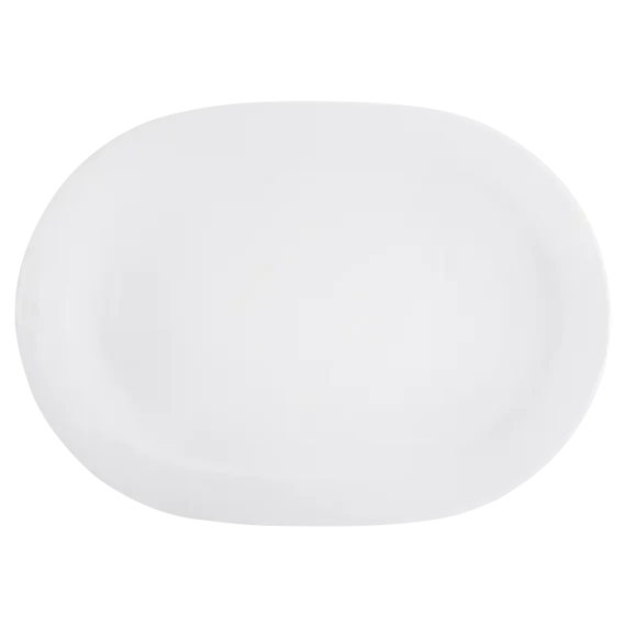 Arctic White Oval Platter