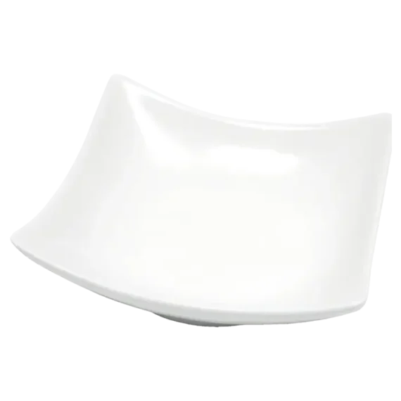 White Basics Wave Sauce Dish