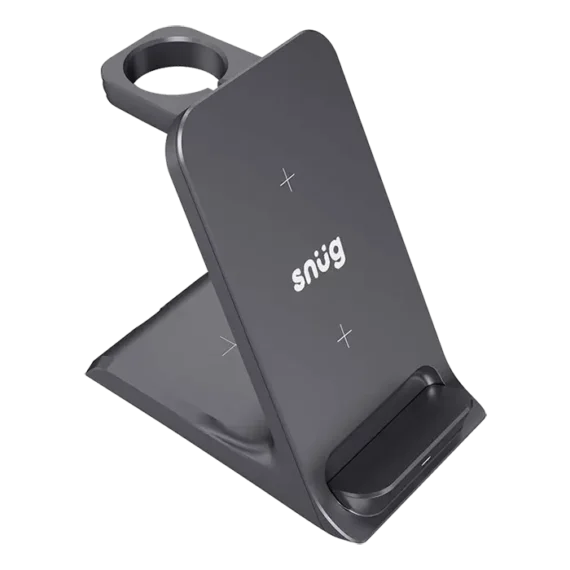 Snug 3 In 1 Wireless Charger Stand 15W