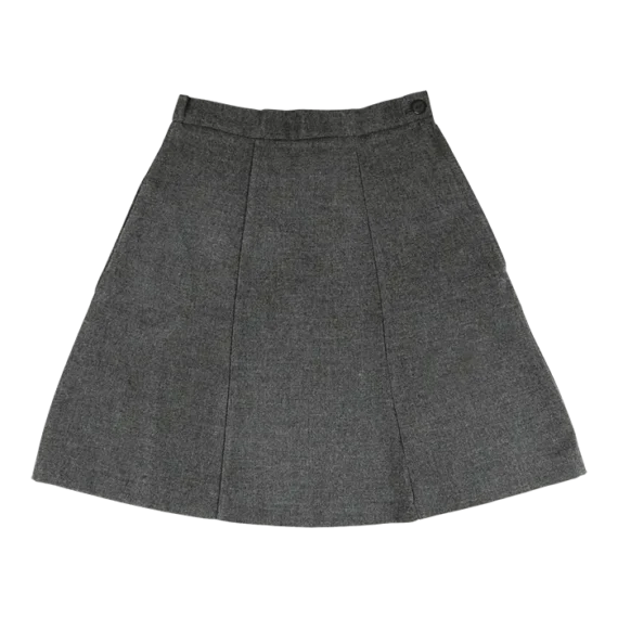 Girls Panelled School Skirt