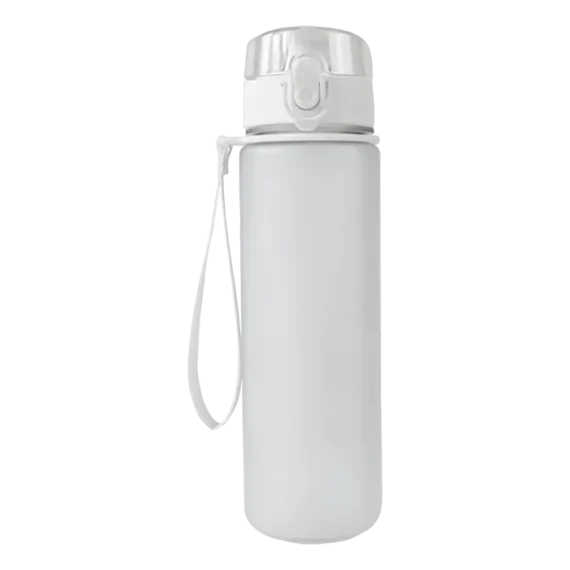 600ml Frosted Cylinder Water Bottle