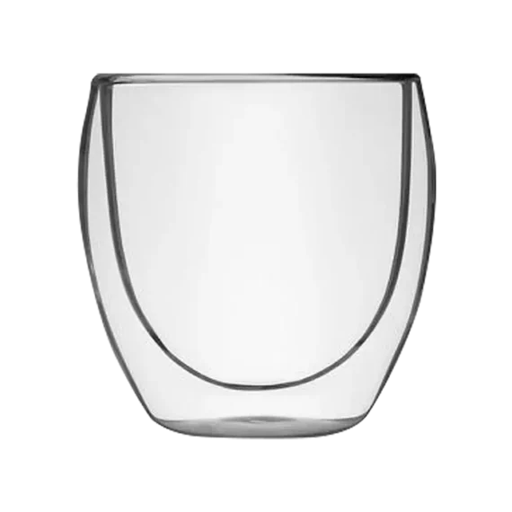 Elegant Double Wall Glass Mug in Gift Box