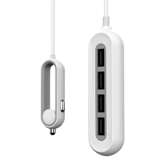 Whizzy 4 Port USB Car Charger