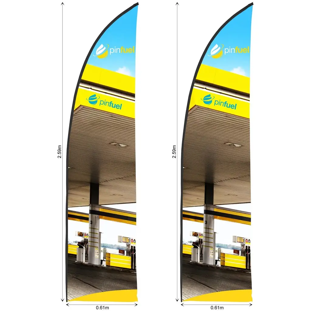 Legend 2m Sublimated Arcfin Flying Banner Skin – Set Of 2 (Excludes Hardware)