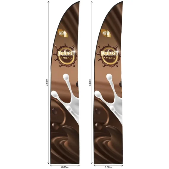 Legend 3m Sublimated Arcfin Flying Banner Skin – Set Of 2 (Excludes Hardware)