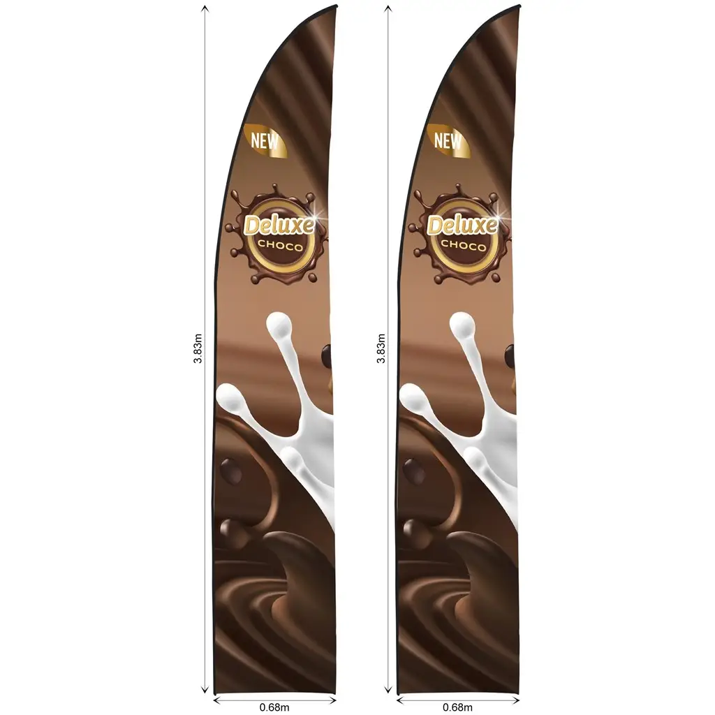 Legend 3m Sublimated Arcfin Flying Banner Skin – Set Of 2 (Excludes Hardware)