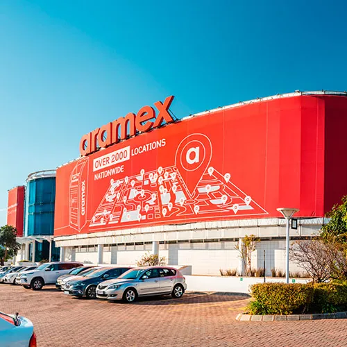 Custom signage created for Aramex.