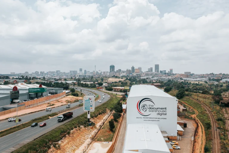 Document Warehouse exterior signage by Three6ixty