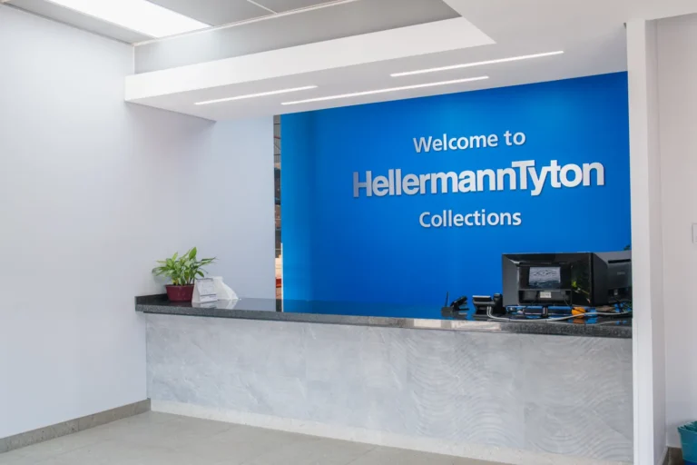 Hellerman Tyton reception cutout Signage by Three6ixty