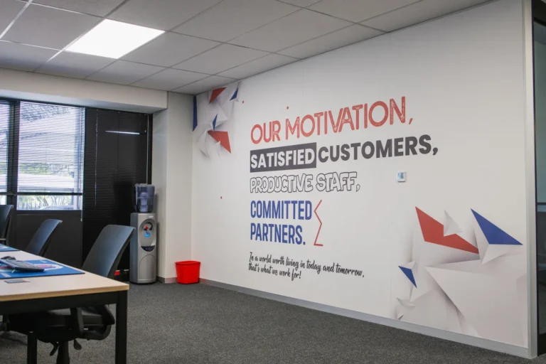 Hellerman Tyton interior wall by Three6ixty