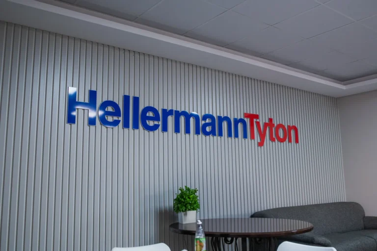 Hellerman Tyton exterior Signage by Three6ixty